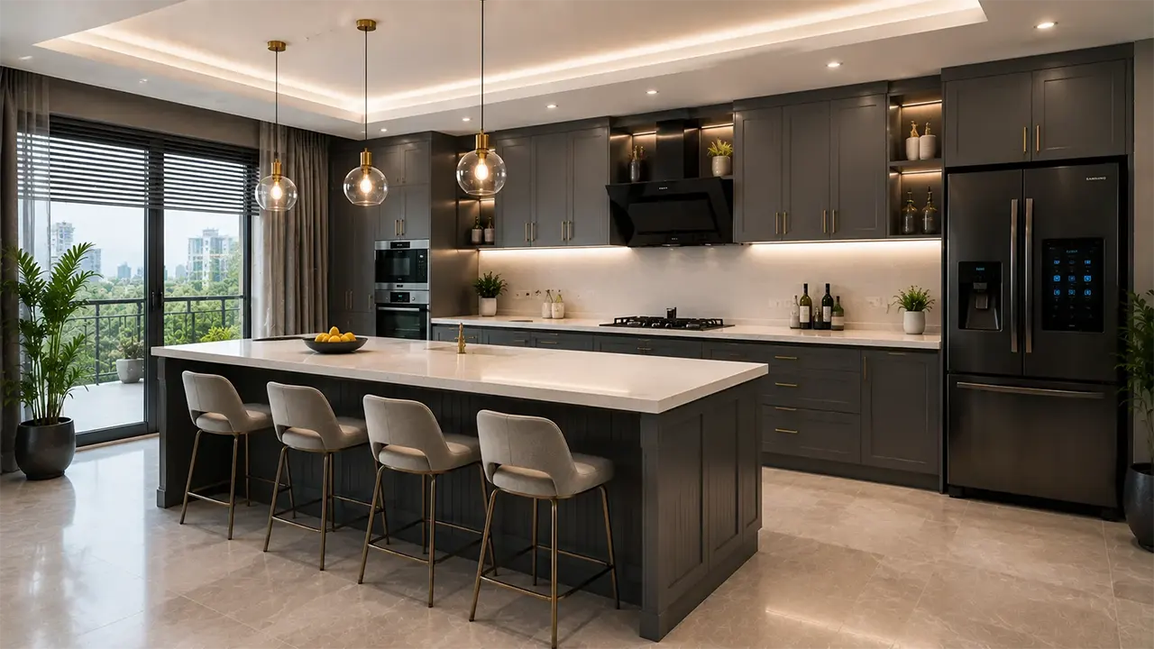 MDF Mutfak Dolabı Modelleri Model 10