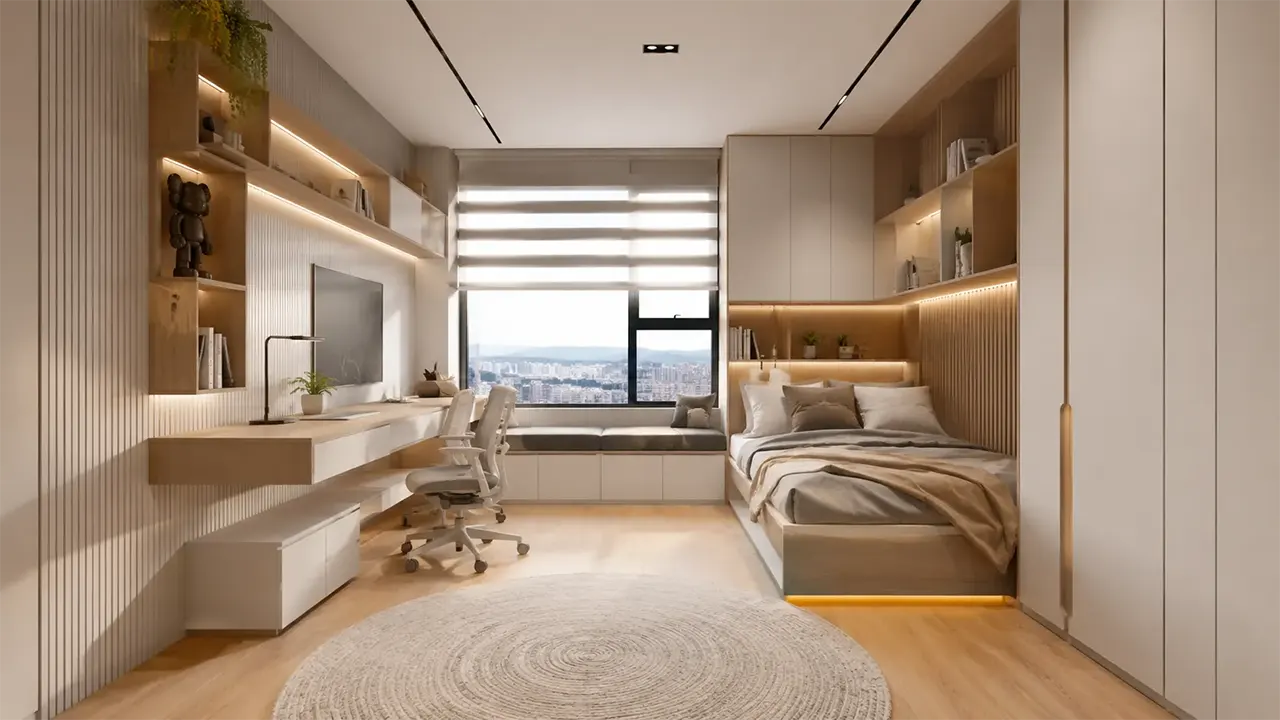 Genç Odası ve Çocuk Odası Modelleri Model 1